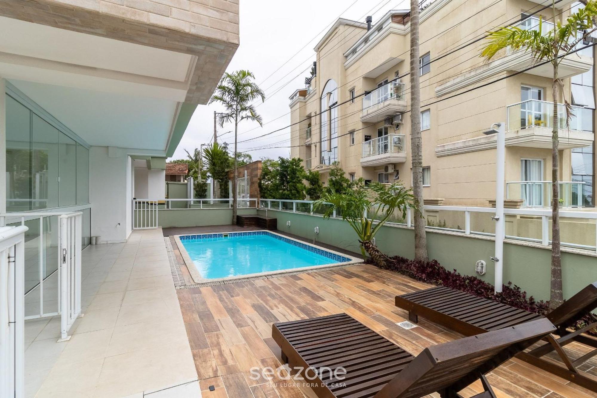 Apto C/Sacada E Churrasq A 150M Da Praia Sdp0206 Florianópolis 외부 사진